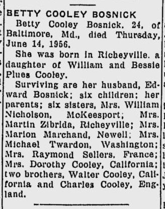 Betty Cooley Bosnick